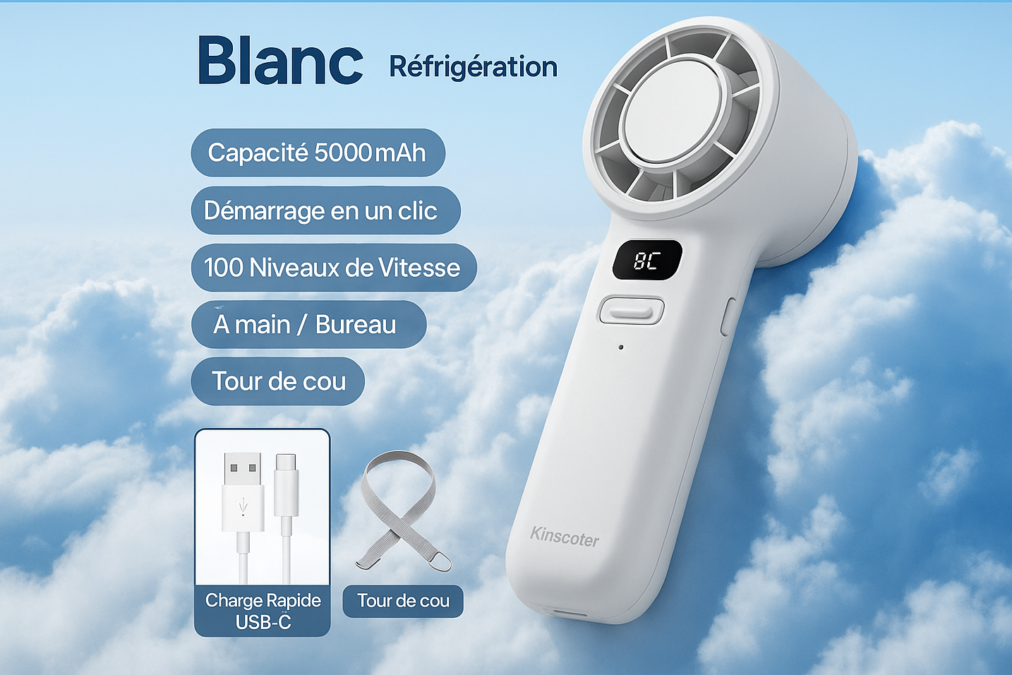 Ventilateur Turbo portatif